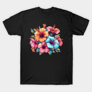 Stunning Tropical Hibiscus Flower T-Shirt